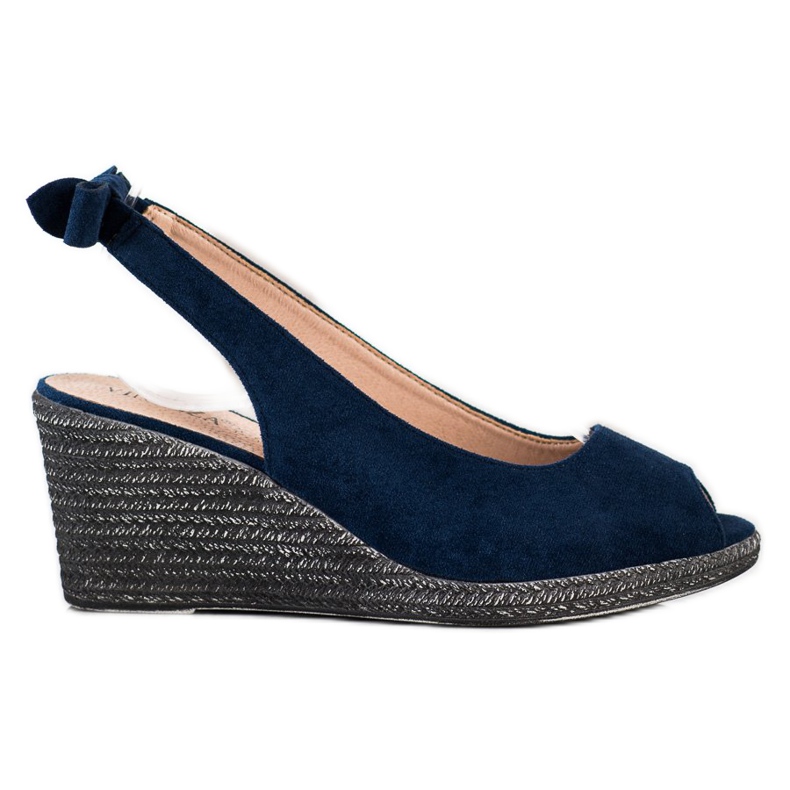 Sandali slip-on sulla zeppa VINCEZA blu navy blu