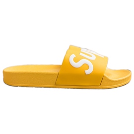 Seastar Pantofole in super gomma bianco giallo