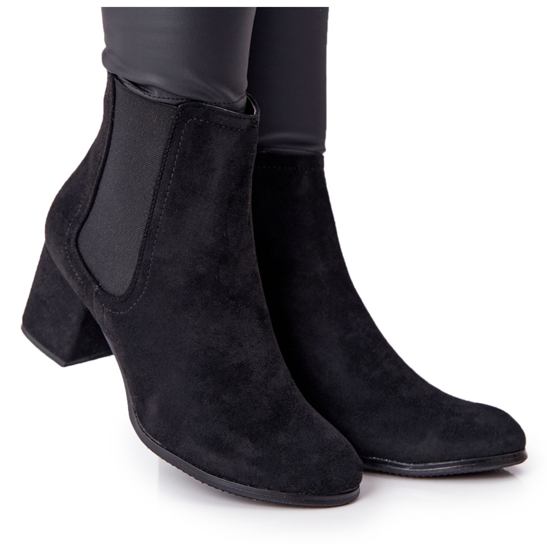 PJ1 Stivali caldi da donna Stivali Jodhpur Nero Juliette