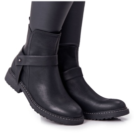 PJ1 Stivali caldi neri da donna Workers Alivia nero