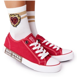 Sneakers da donna Big Star HH274115 Rosse rosso