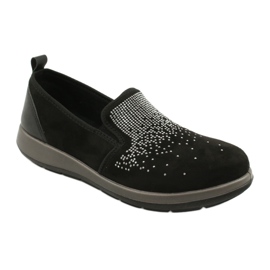 Scarpe da donna Befado 156D004 nero d'argento