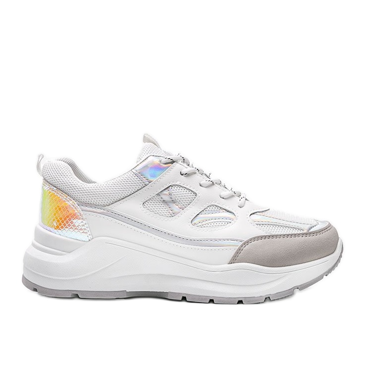 Sneakers bianche su una spessa suola Aliza bianca