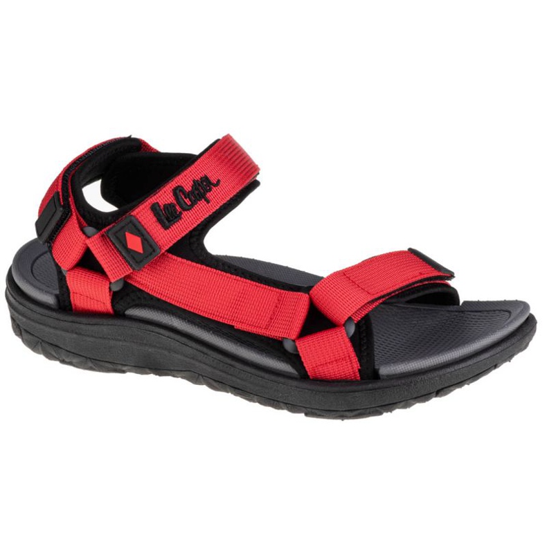 Sandali da donna Lee Cooper W LCW-21-34-0207L nero rosso