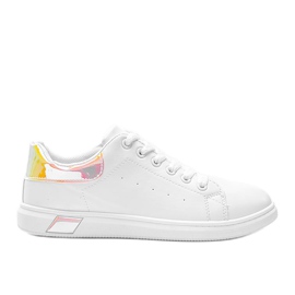 Scarpe da ginnastica olografiche Mackayla bianche bianco