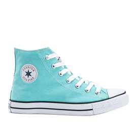 Sneakers alla caviglia blu di Chasity