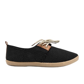 Sneakers nere a pois Dalia nero