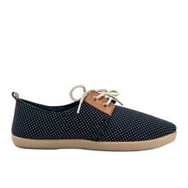 Sneaker Dalia blu navy a pois