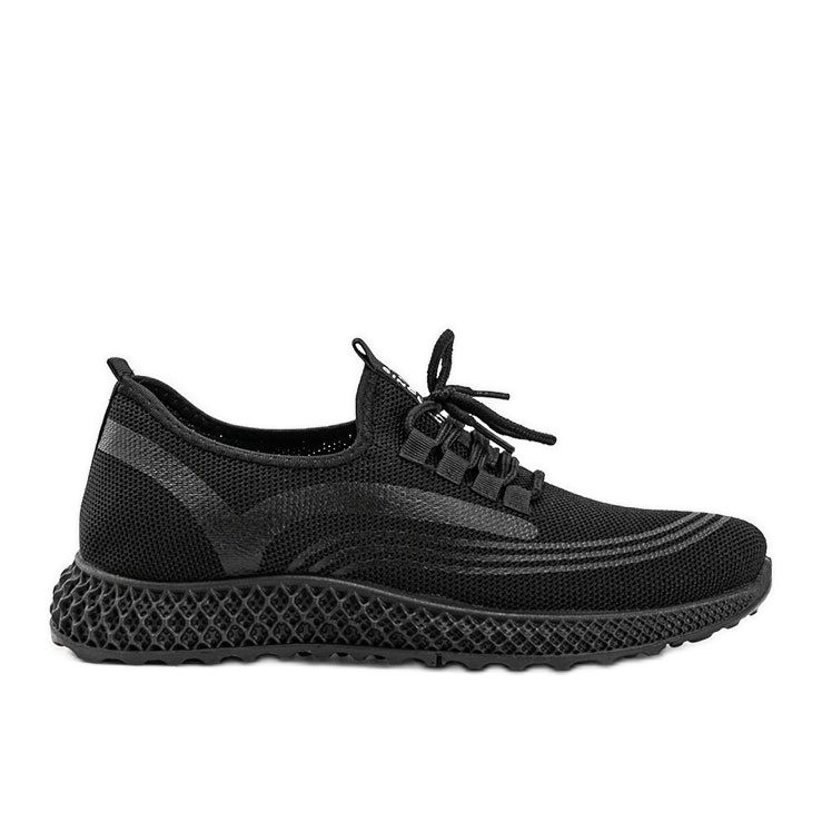 Keven scarpe sportive da uomo casual nere nero