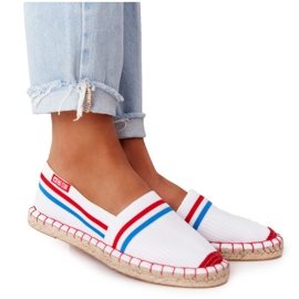 Tommy Big Star Espadrillas HH274486 Bianco rosso blu