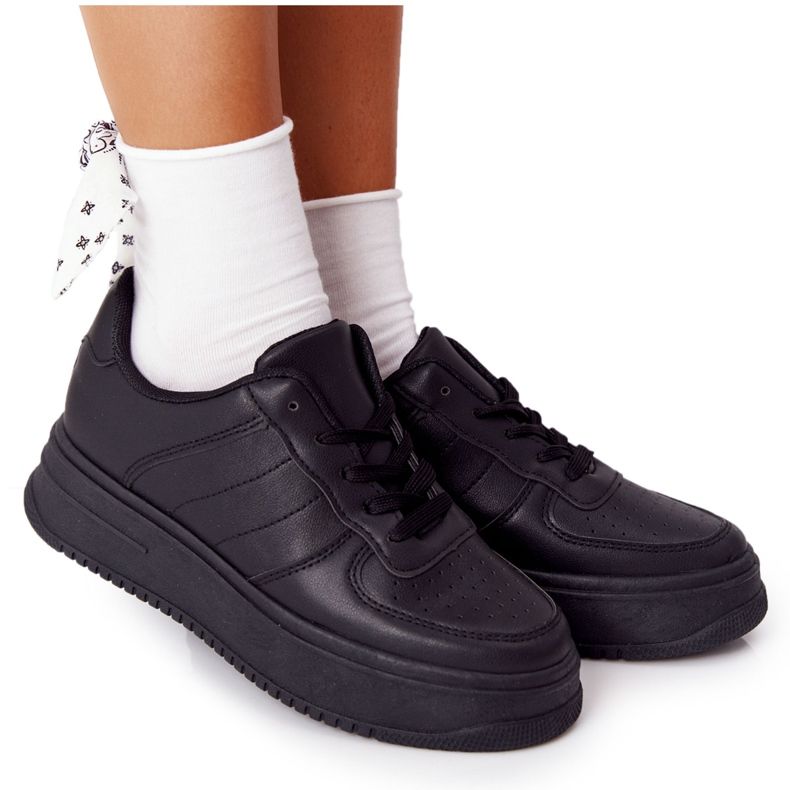 PS1 Scarpe sportive da donna sulla piattaforma nere This Is Me nero