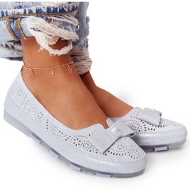 Rio Flore Ballerine Eco-Friendly in Pelle Blu