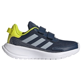Adidas Tensaur Run C scarpe bambino grigio-verde FY9196 blu navy