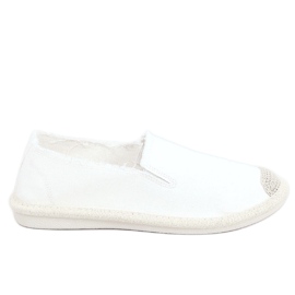 Espadrillas bianche da donna 7105 White bianco