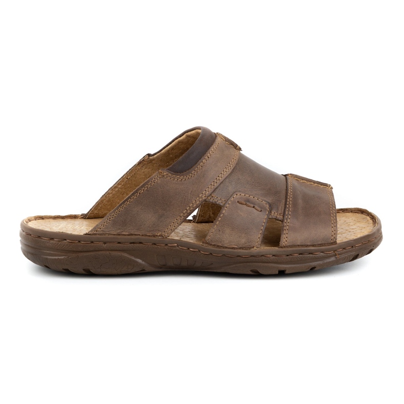 Polbut Pantofole da uomo 358 marroni marrone
