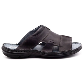 Polbut Pantofole da uomo 358 grigie grigio