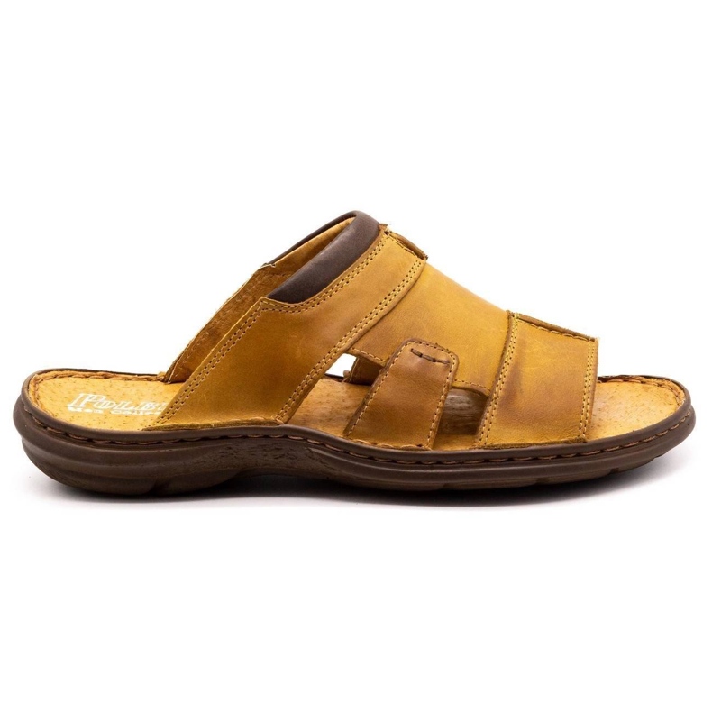 Polbut Pantofole da uomo 358 rosse arancia