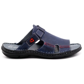 Polbut Pantofole da uomo 356 blu navy