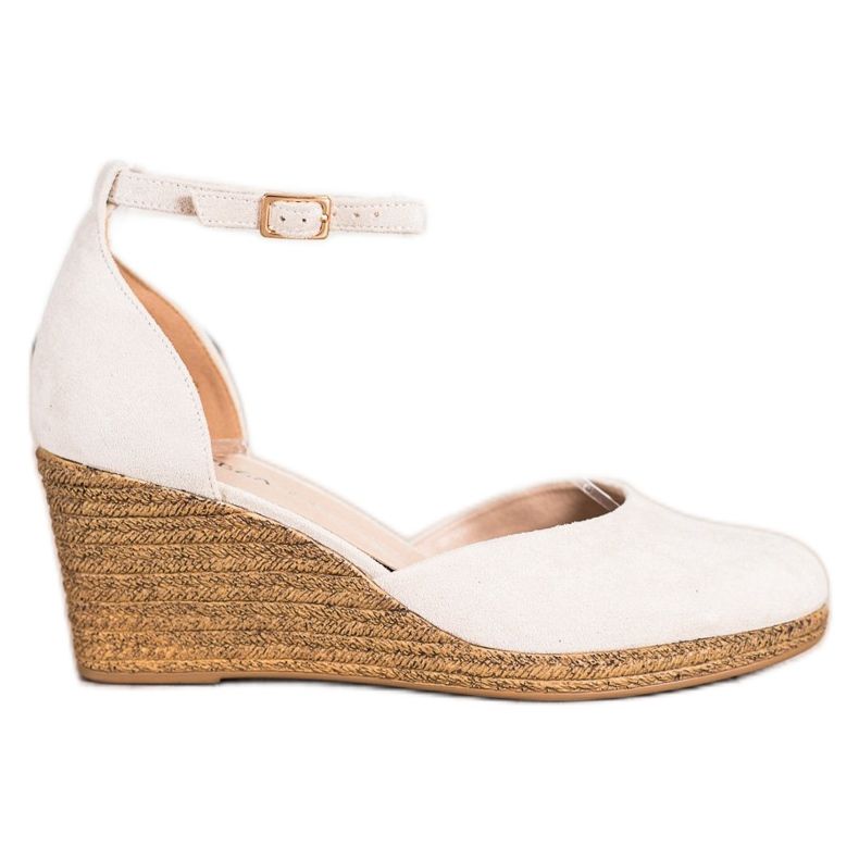 Décolleté beige sulla zeppa VINCEZA