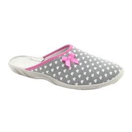 Scarpe da donna Befado pu 235D174 bianco rosa grigio