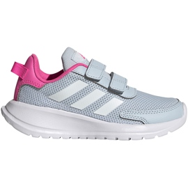 Adidas Tensaur Run C scarpe da bambino grigio-rosa FY9197