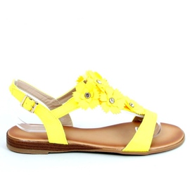 Sandali da donna gialli F3273 Yellow giallo
