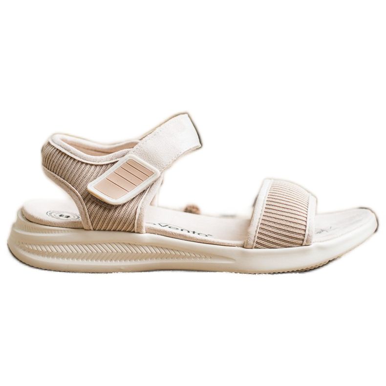 Comodi sandali in velcro Evento 20SD88-2022 beige