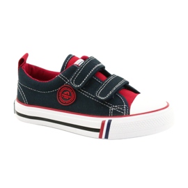 American Children's American Club LH62 Navy Blue Sneakers rosso blu navy
