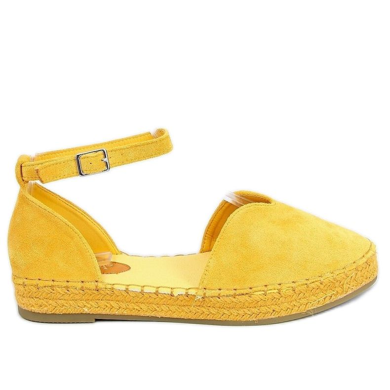 Espadrillas da donna con taglio miele 1219 Giallo