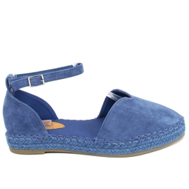Espadrillas blu con taglio 1219 Blue