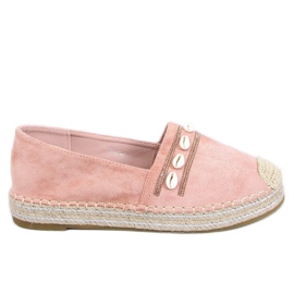 Espadrillas con conchiglie rosa 6771 Pink