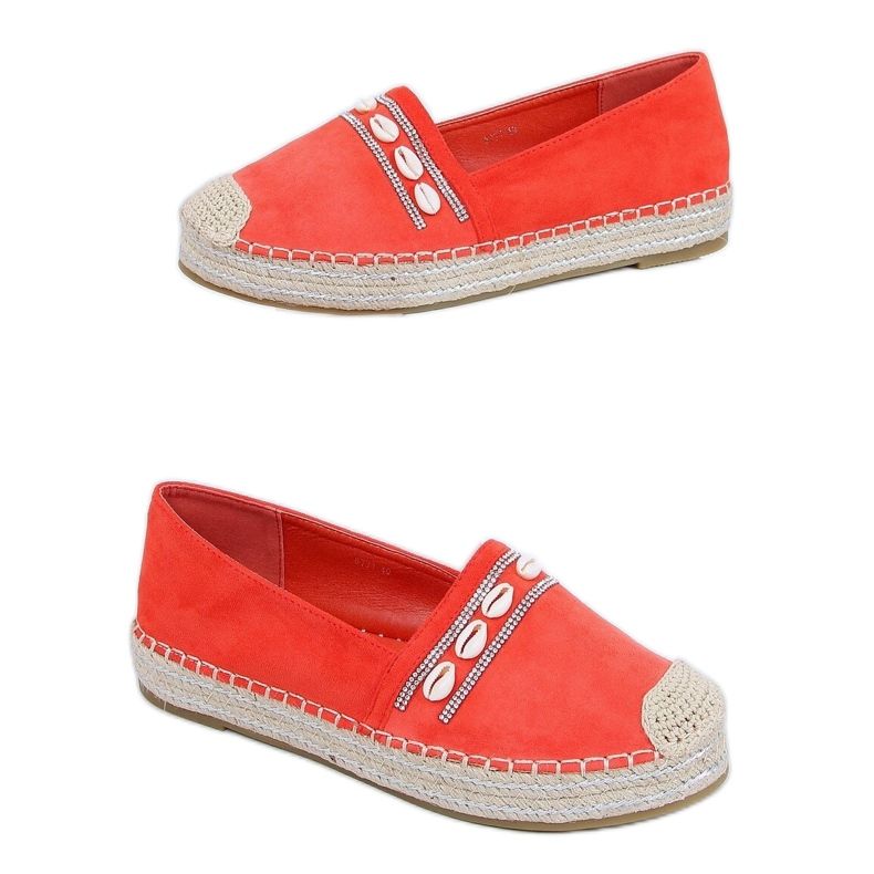 Espadrillas arancioni con conchiglie 6771 Arancio arancia