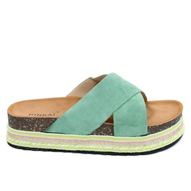 Ciabatte in sughero verde LS016 Green