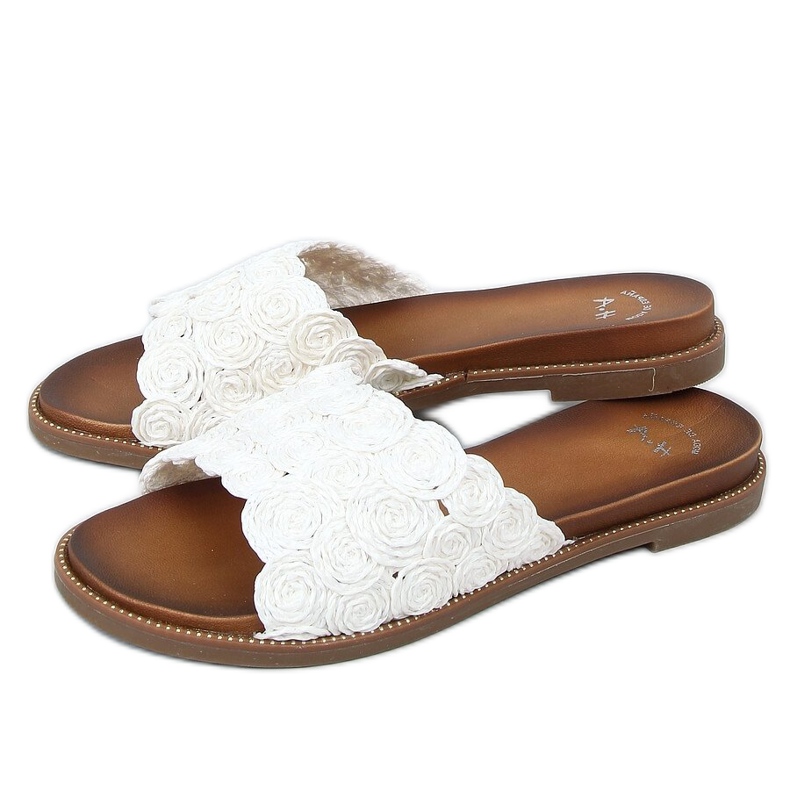 Pantofole da donna bianche H006 Blanco bianca