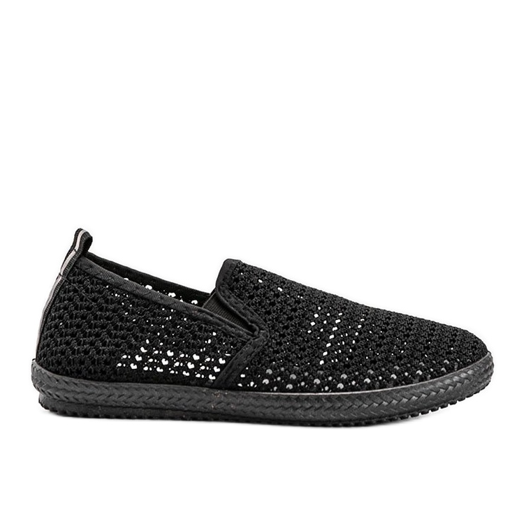 Sneakers nere traforate Mallory nero