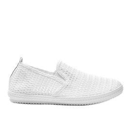Le sneakers bianche traforate di Mallory bianca