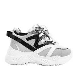 Sneakers grigie su spessa suola Aracela grigio