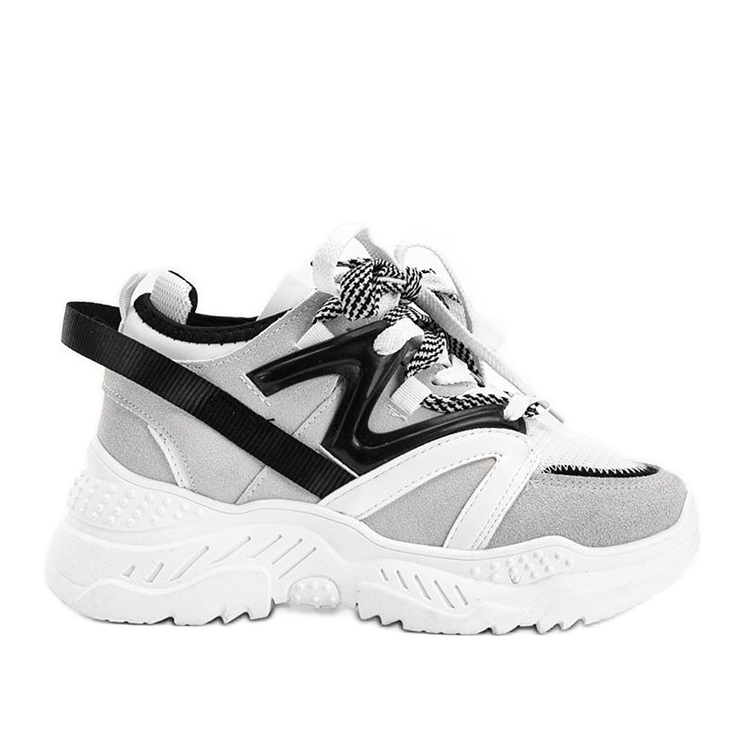 Sneakers grigie su spessa suola Aracela grigio