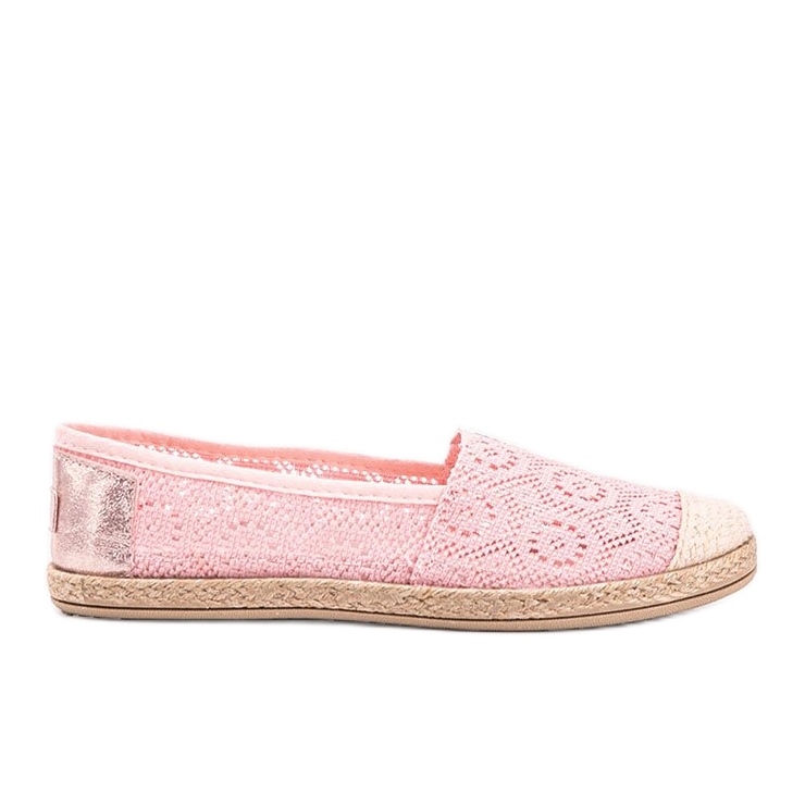 Espadrillas in tessuto rosa di Mandy