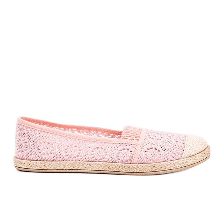 Espadrillas Laney in tessuto rosa