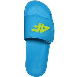 Pantofole per ragazzi 4F turchese HJL21 JKLM004 35S blu