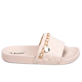 CK189P Pantofole beige beige