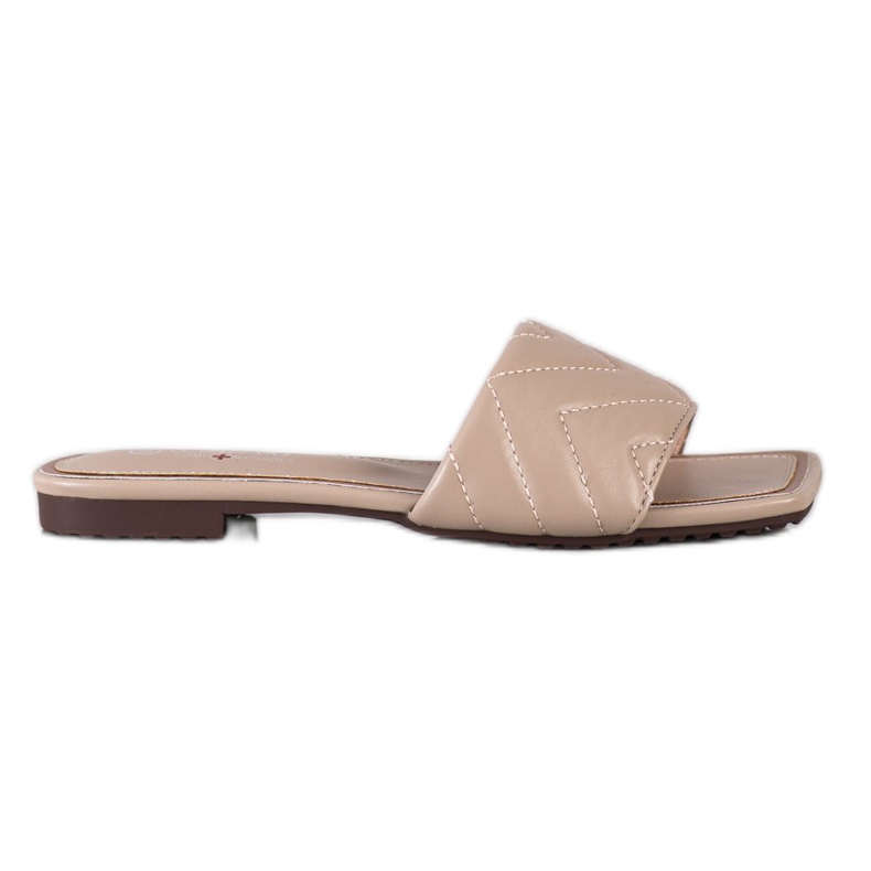 S. BARSKI Ciabatte trapuntate S.BARSKI beige