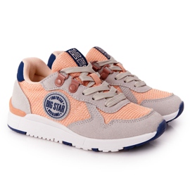 Scarpe sportive per bambini Memory Foam Big Star HH374180 Arancione arancia