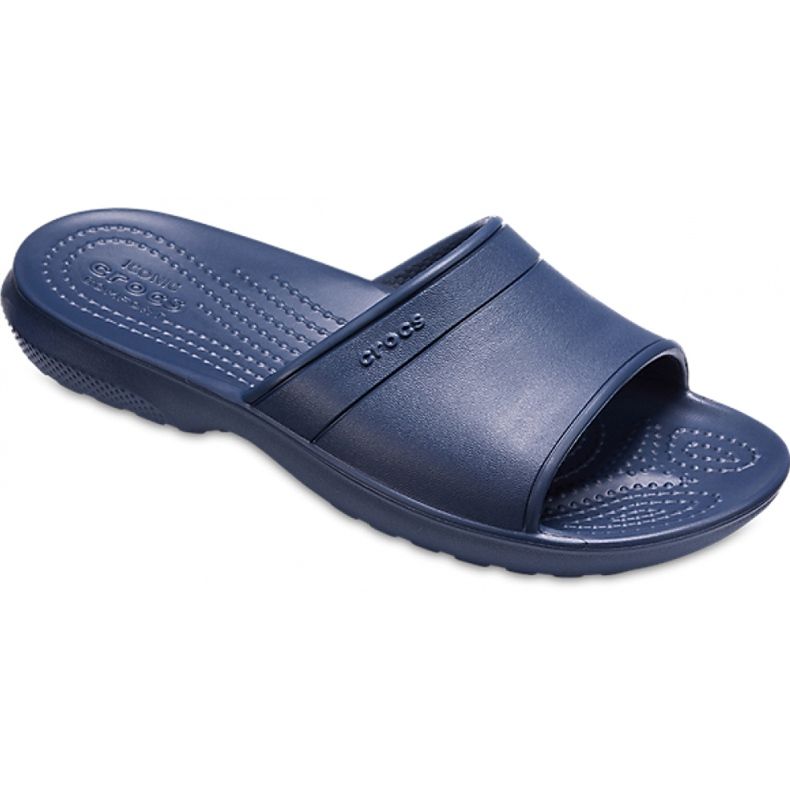 Crocs Classic Slide Kids pantofole per bambini 204981 410 blu navy