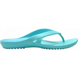 Crocs sandali donna Kadee Ii Flip W turchese 202492 40M blu