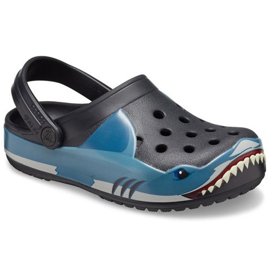 Crocs per bambini Fun Lab Shark Band Clg K nero 206271 001