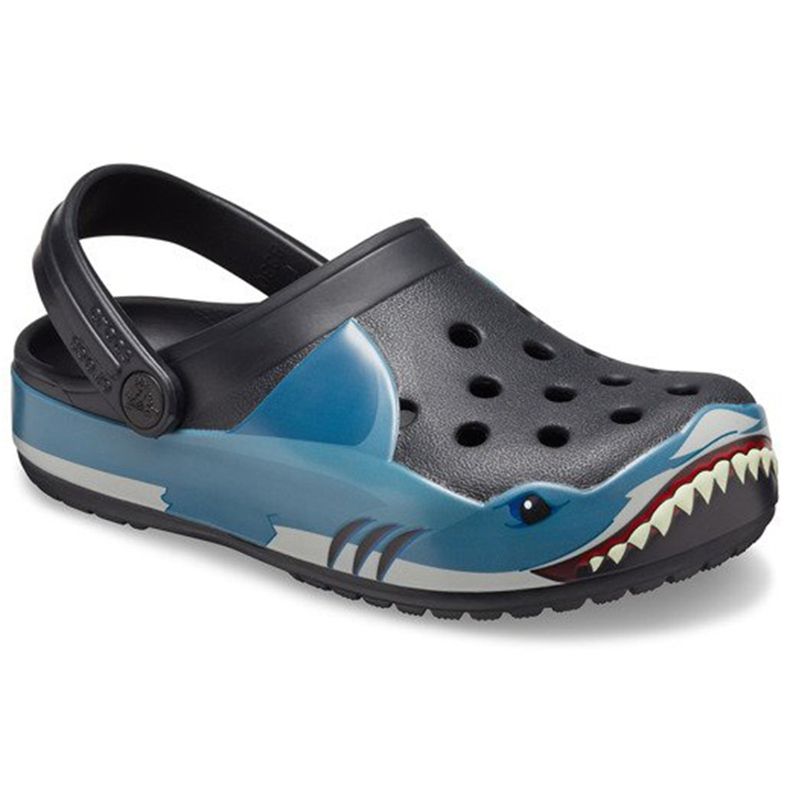 Crocs per bambini Fun Lab Shark Band Clg K nero 206271 001