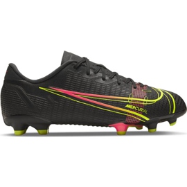 Nike Mercurial Vapor 14 Academy FG / MG Junior CV0811 090 scarpe da calcio nero nero