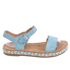 TH005 Sandali espadrillas blu